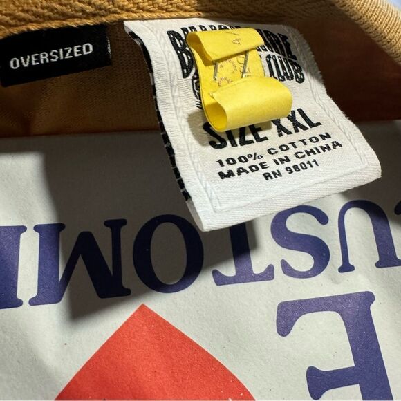 Billionaire Boys Club Tan Short Sleeve Tee BB HUMAN SS TEE in CINNAMON - Picture 9 of 9